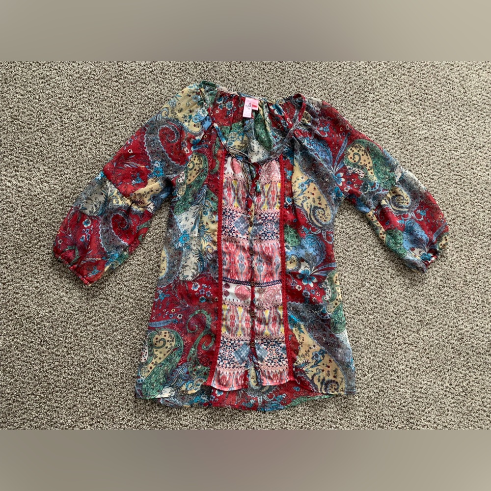 Dolled Up Silk Blouse